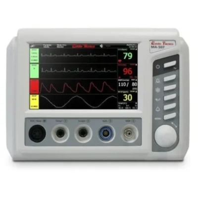 Monitor multiparamétrico MA507 (ECG + respiración + temperatura) – Con opción SpO₂ / NIBP