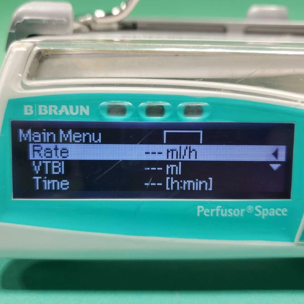 Perfusor Space – Braun - pantalla